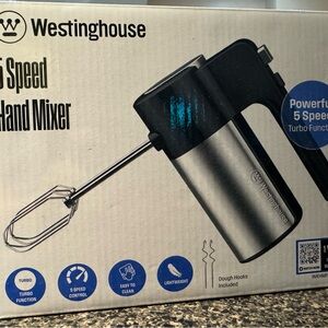Westinghouse Silver and Black Hand Mixer